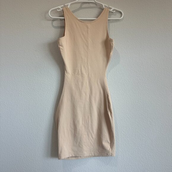 Assets Red Hot Label by Spanx Beige Sleek Slimmer Shapewear Dress Tank Slip - Picture 2 of 3